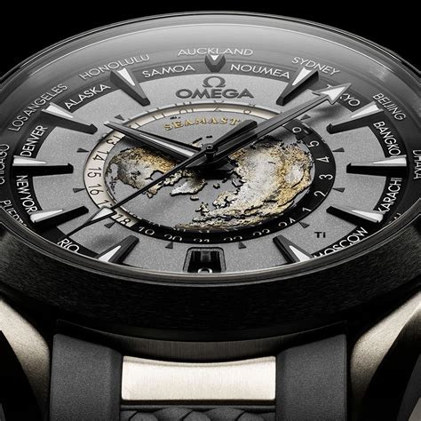 omega seamaster aqua terra 150m co-axial gmt worldtimer